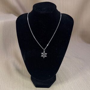 Nautical Silver Pendant Necklace